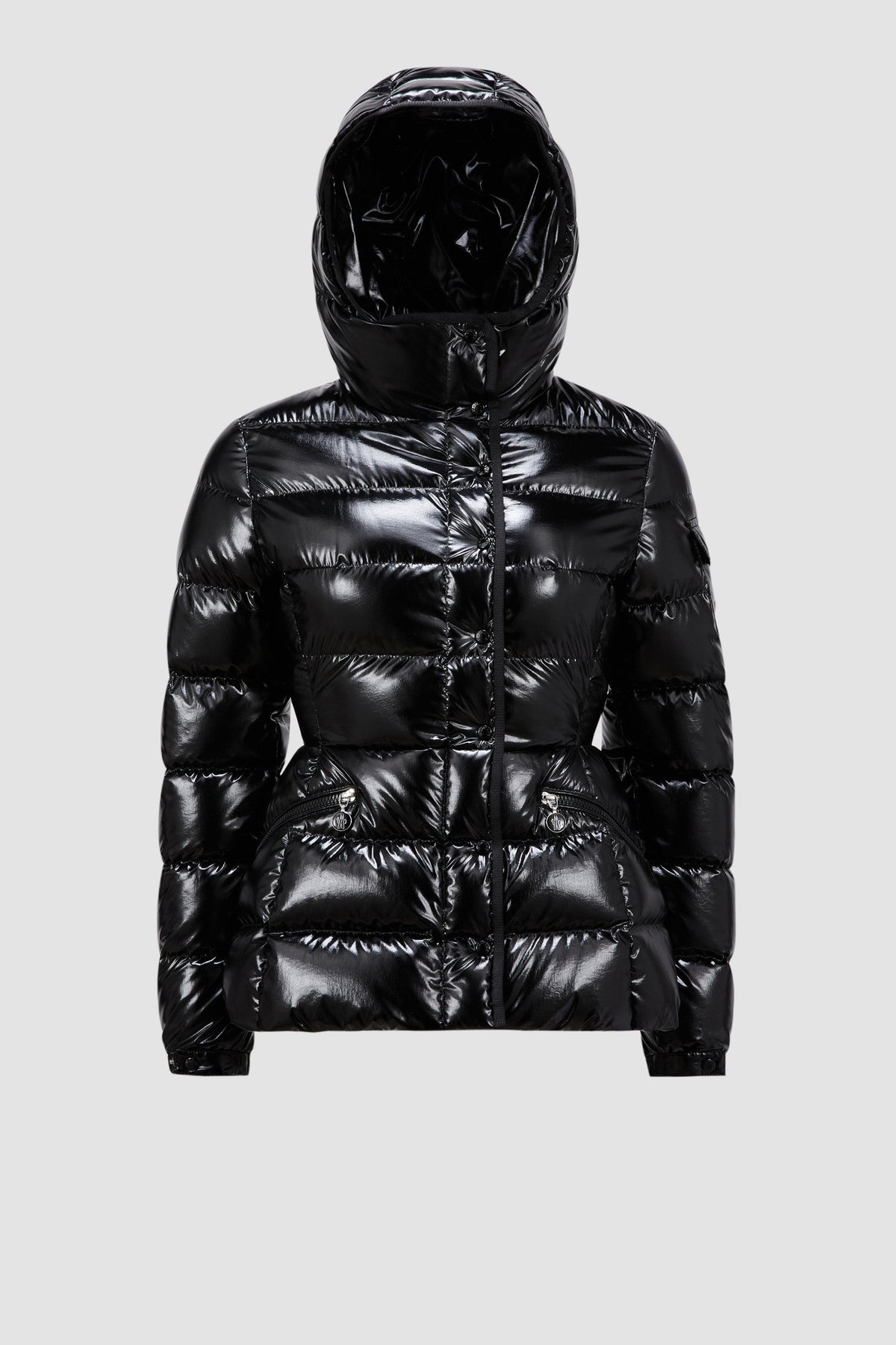 Barante Short Down Jacket – an adjustable hood and emblematic logo patch add a finishing touch to the design – LUX VERSE Luxury Designer Fashion Outlet