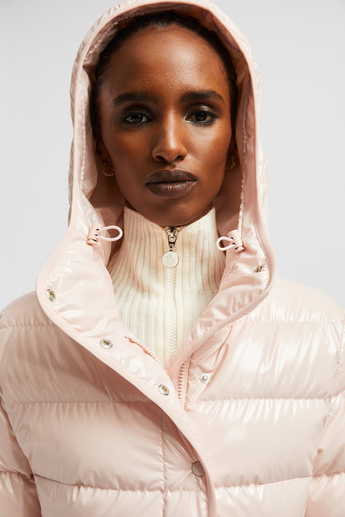 Barante Short Down Jacket – deepening the style's feminine aesthetic, this short puffer is accentuated by – LUX VERSE Luxury Designer Fashion Outlet