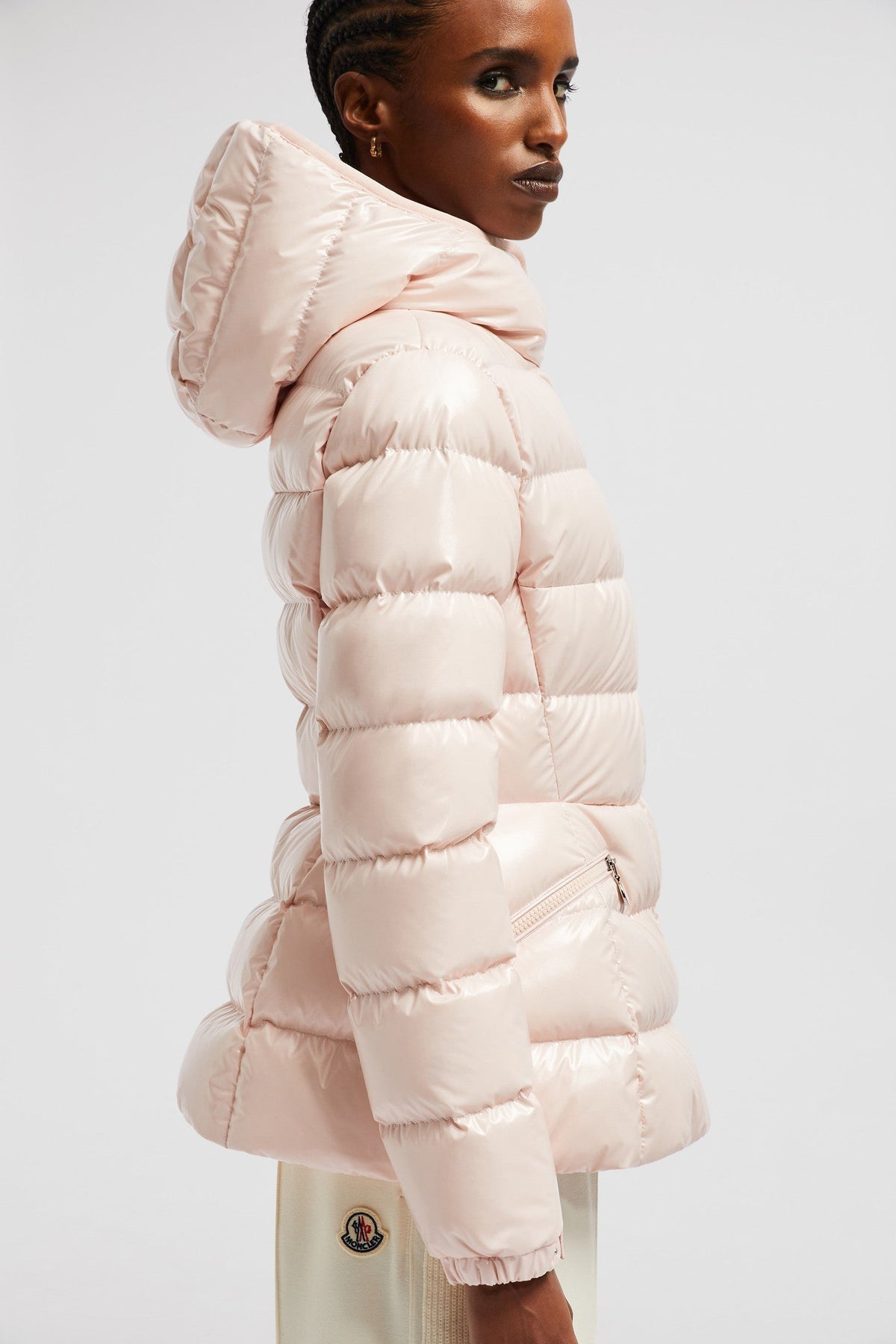 Barante Short Down Jacket – an adjustable hood and emblematic logo patch add a finishing touch to the design – LUX VERSE Luxury Designer Fashion Outlet