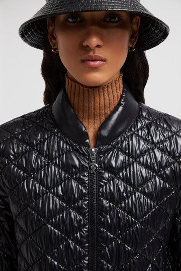Barive Short Padded Jacket – monDrawing inspiration from'60s geometric motifs, the Barive jacket's glossy nylon – LUX VERSE Luxury Designer Fashion Outlet