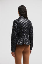Barive Short Padded Jacket – monDrawing inspiration from'60s geometric motifs, the Barive jacket's glossy nylon – LUX VERSE Luxury Designer Fashion Outlet