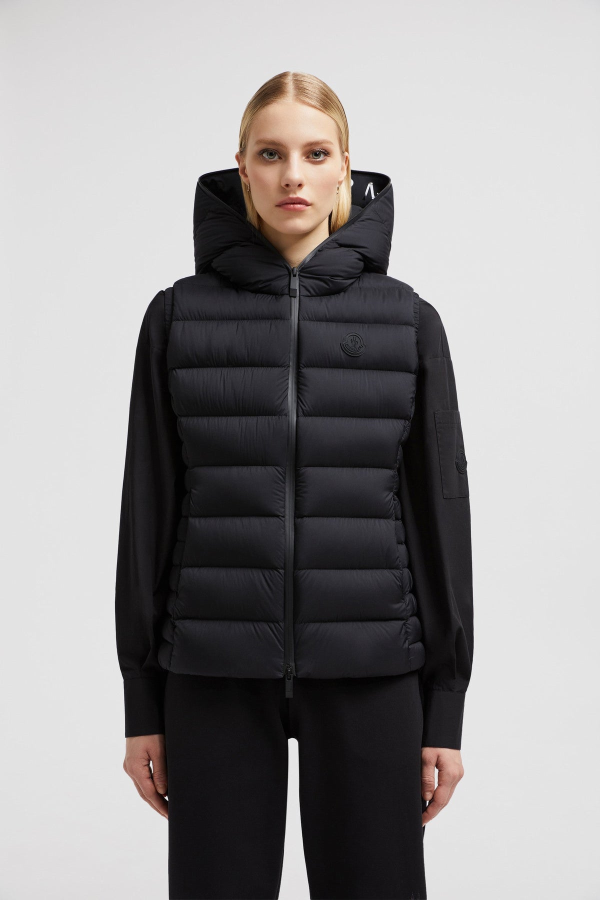 Barraux Down Vest – the puffer vest is crafted from longue saison, a water-repellent nylon fabric that – LUX VERSE Luxury Designer Fashion Outlet