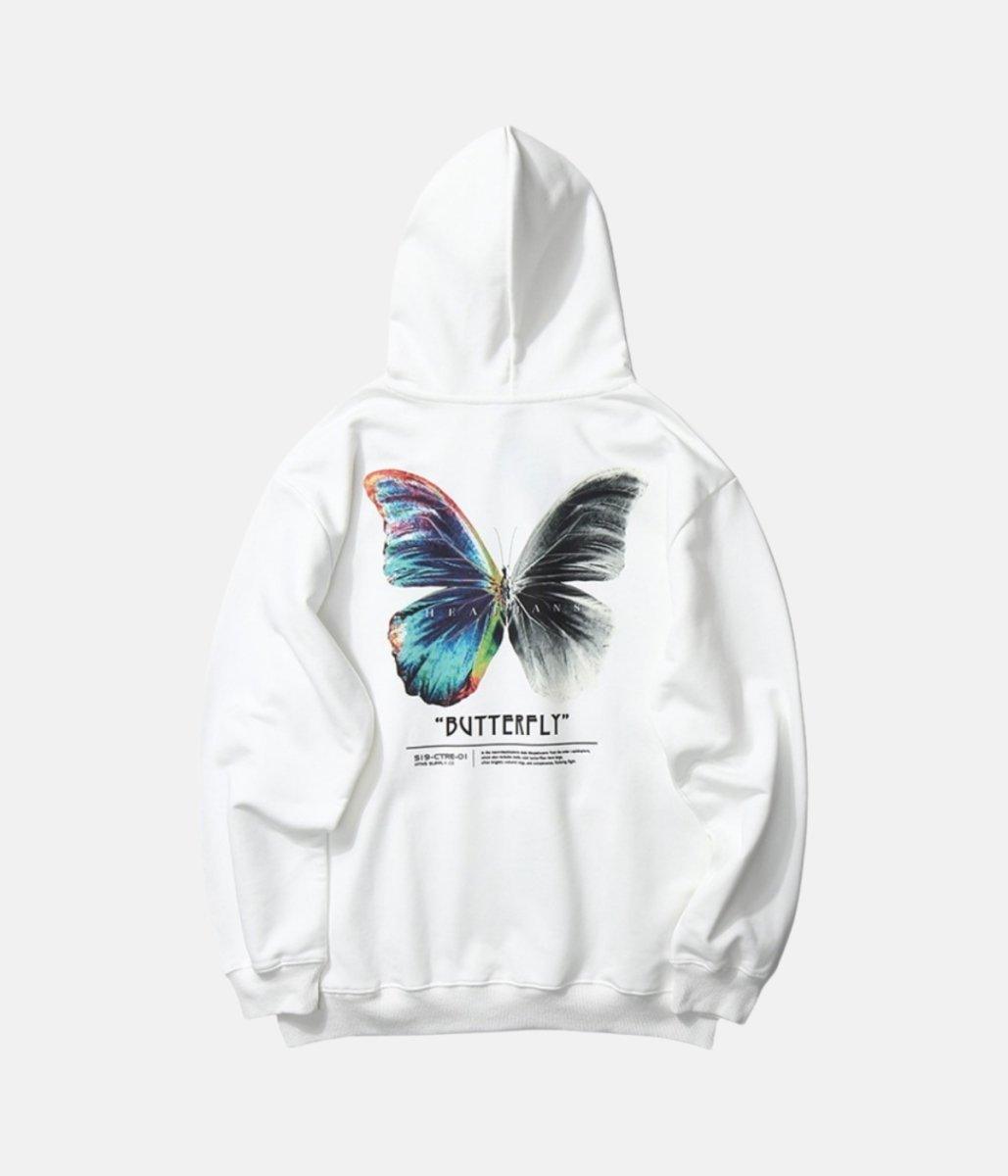 "batter-fly" Hoodie – m 121 51 71 59.5 L 126 53 73 60 XL 132 57 76 61.5 – LUX VERSE Luxury Designer Fashion Outlet