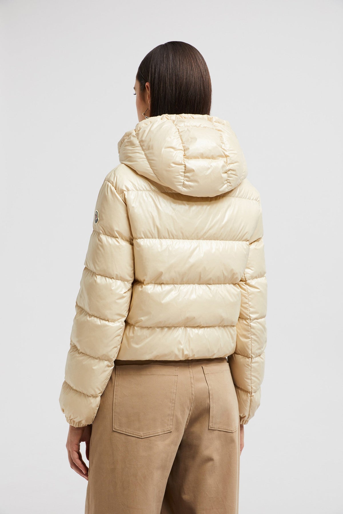 Bayard Short Down Jacket – crafted from nylon laqué Nylon laqué lining Down-filled Hood with drawstring – LUX VERSE Luxury Designer Fashion Outlet