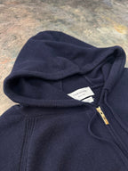 4-Bar Zip Grey Hoodie - Men's