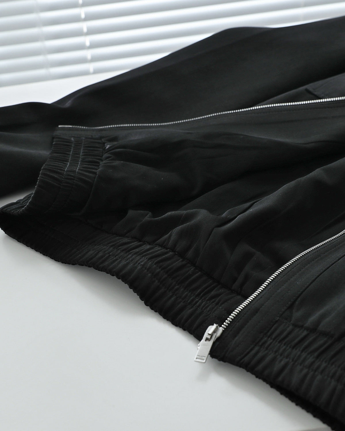 Black Nylon Zip Pocket Blouson - Men's