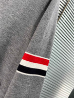 RWB Stripe Cardigan White - Men's