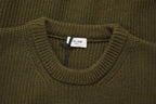Schwarzes Langarmshirt aus Baumwolle mit kräftigem Text - Herren