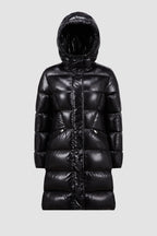 Bellevue Long Down Jacket – quintessentially, the Bellevue down jacket is crafted from our iconic nylon laqué – LUX VERSE Luxury Designer Fashion Outlet