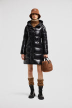 Bellevue Long Down Jacket – enriching the long puffer, the material is water-repellent with a luxurious glossy – LUX VERSE Luxury Designer Fashion Outlet