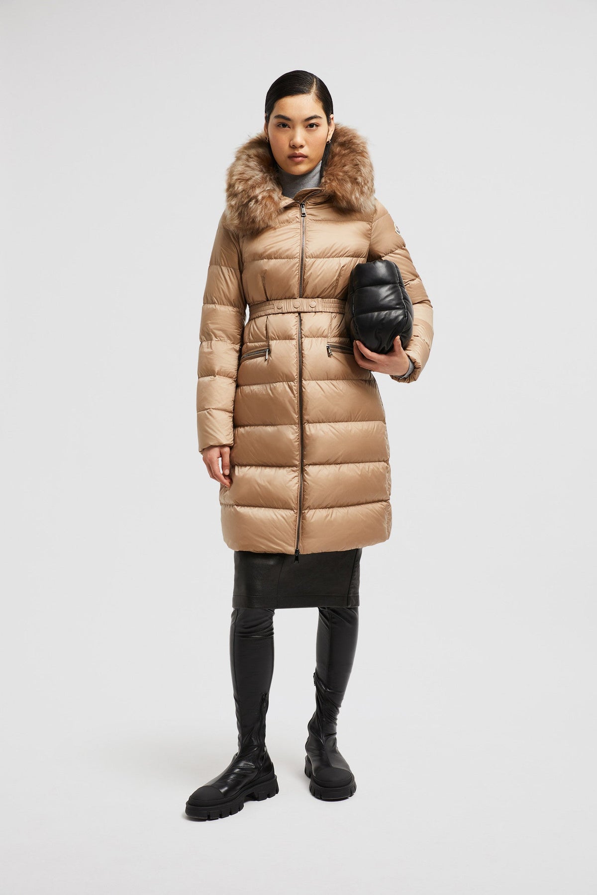 Boedic Long Down Jacket – deepening the style's feminine aesthetic, this short puffer is accentuated by – LUX VERSE Luxury Designer Fashion Outlet