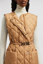 Butor Long Down Vest – a lightweight style, the puffer comes with snap button closure – LUX VERSE Luxury Designer Fashion Outlet