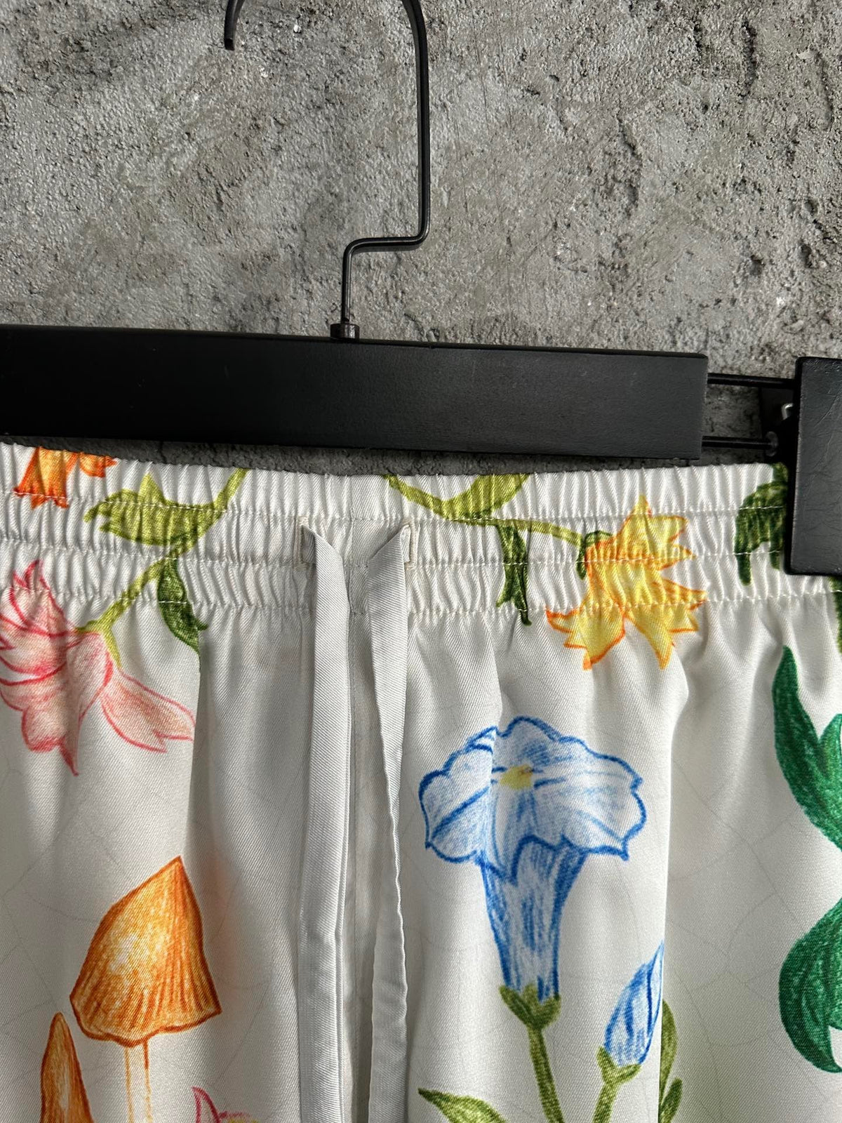 Shorts aus Seide mit Blumenmuster – Herren
