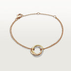 Triniti Bracelet Gold Silver Rose Gold Diamonds – LUX VERSE Luxury Designer Fashion Outlet
