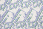 Blue Jacquard Monogram Cardigan - Men's