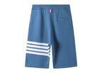 Red Jersey Bar Stripe Drawstring - Men's