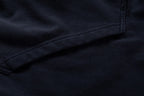 Kapuzenpullover mit blauem Aufnäher – Herren