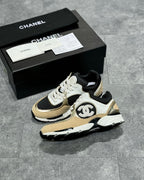 White Mesh Colourblock Chunky - Women's