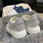 Oversized All White Sneakers