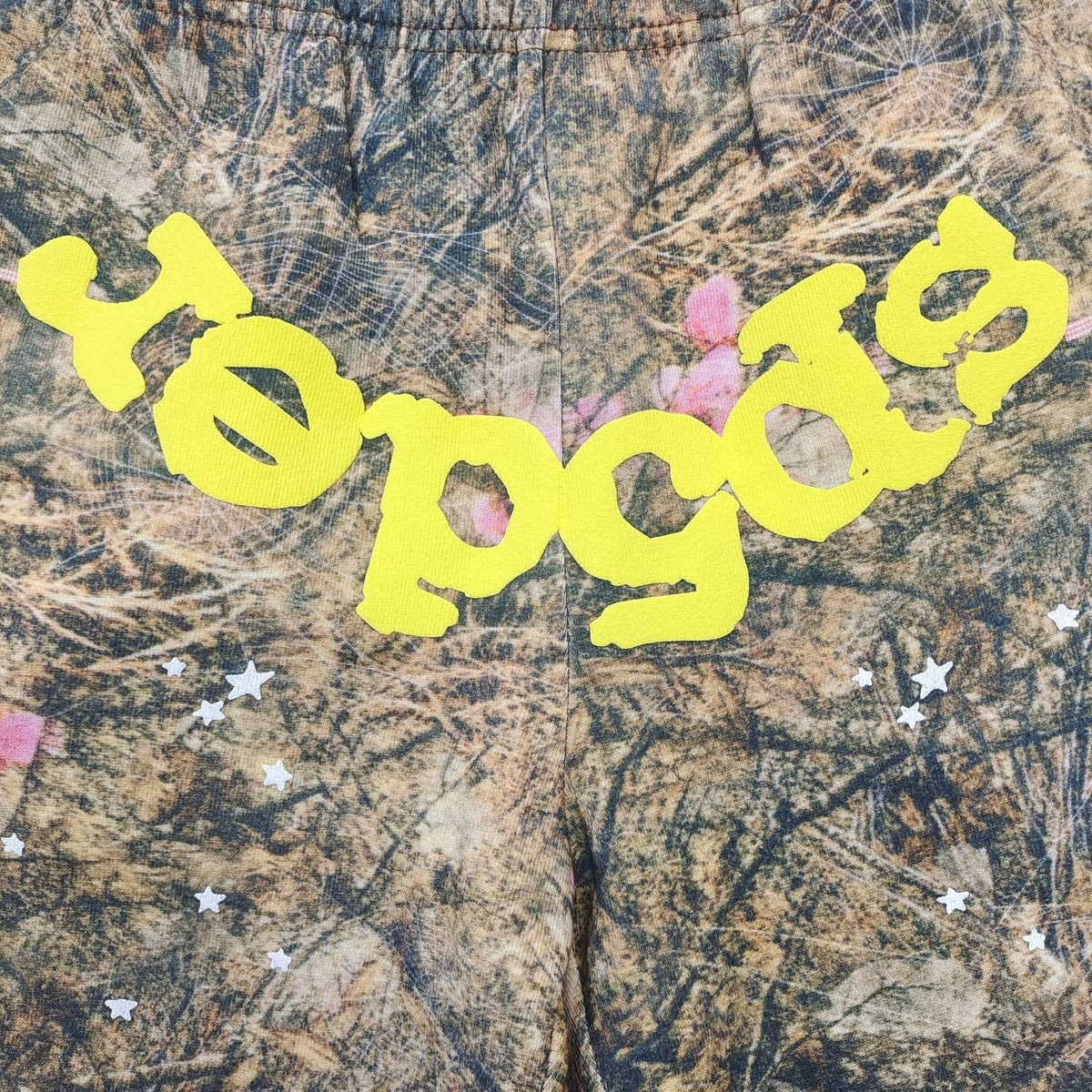 Grüne Camouflage-Jogginghose aus Baumwolle – Herren