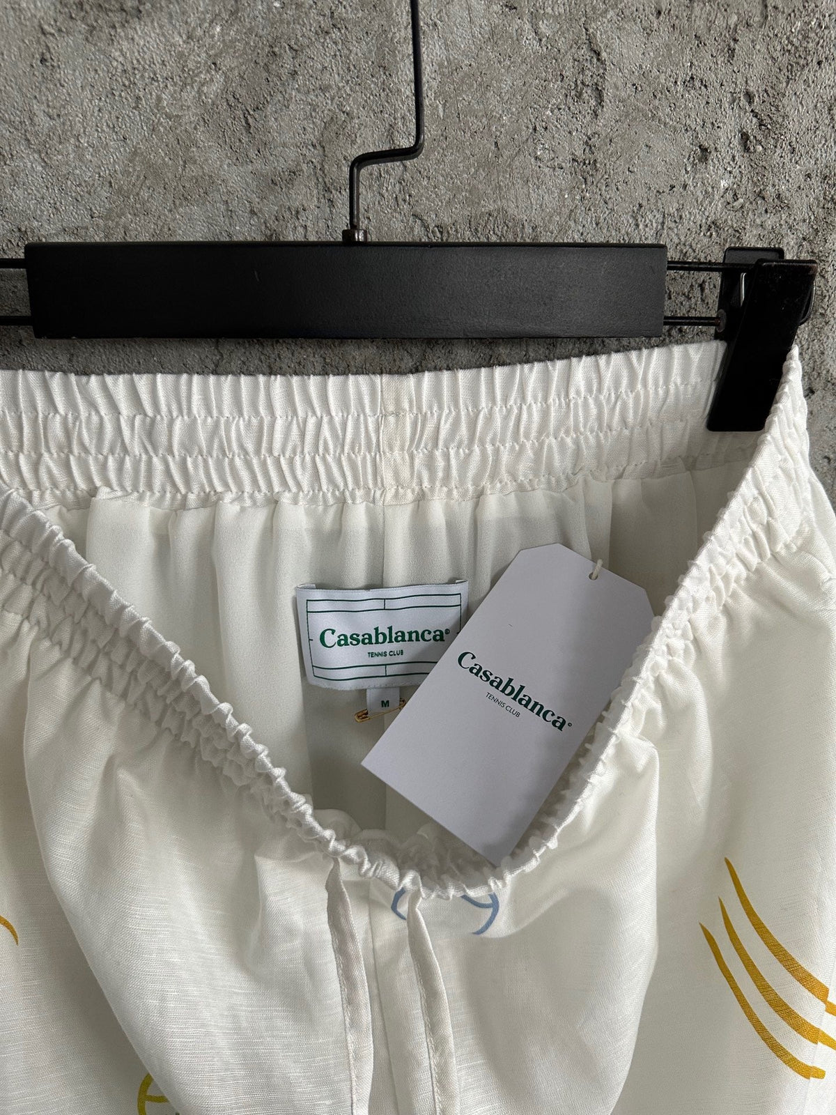 Embroidered Silk Shorts - Men's