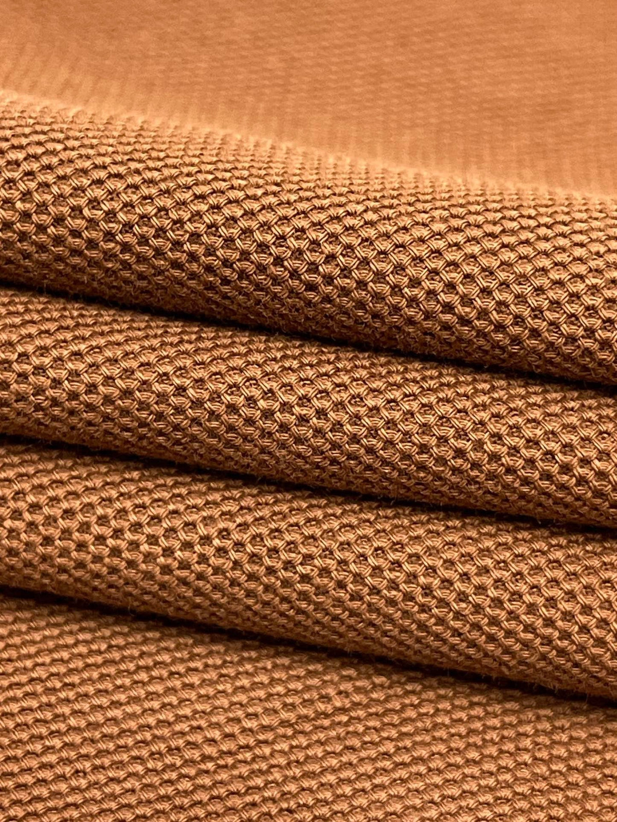 Orange Cotton Plain Short-Sleeve - Men's