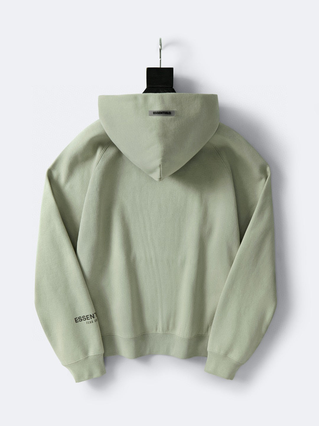 Grey Cotton Logo Pullover - Men's