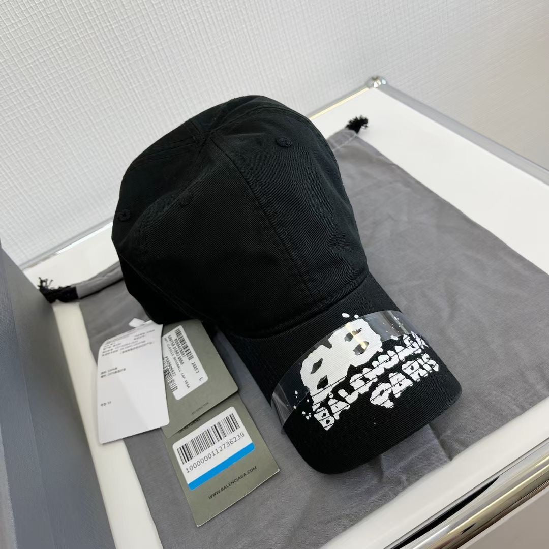 Black and White Cap