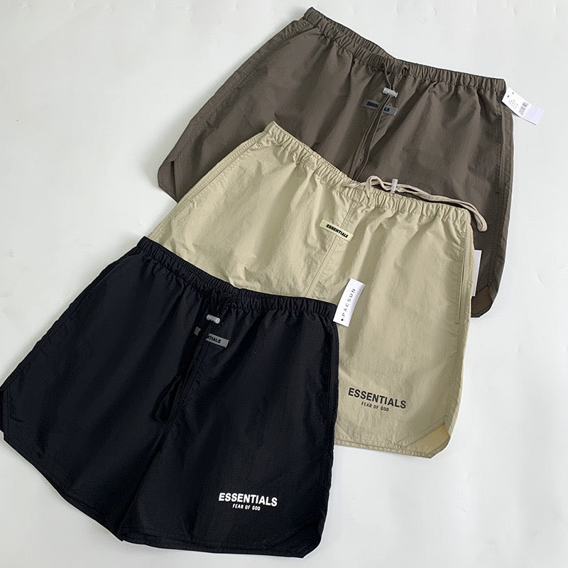 Grau Nylon Logo Athletic - Herren