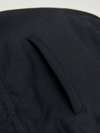 Black Cotton Text Logo Joggers - Men's