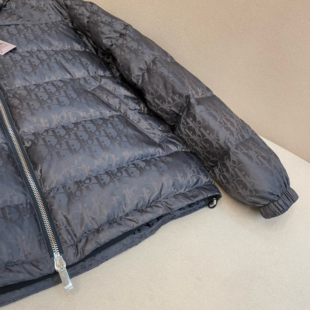 Schwarze Steppjacke – Herren