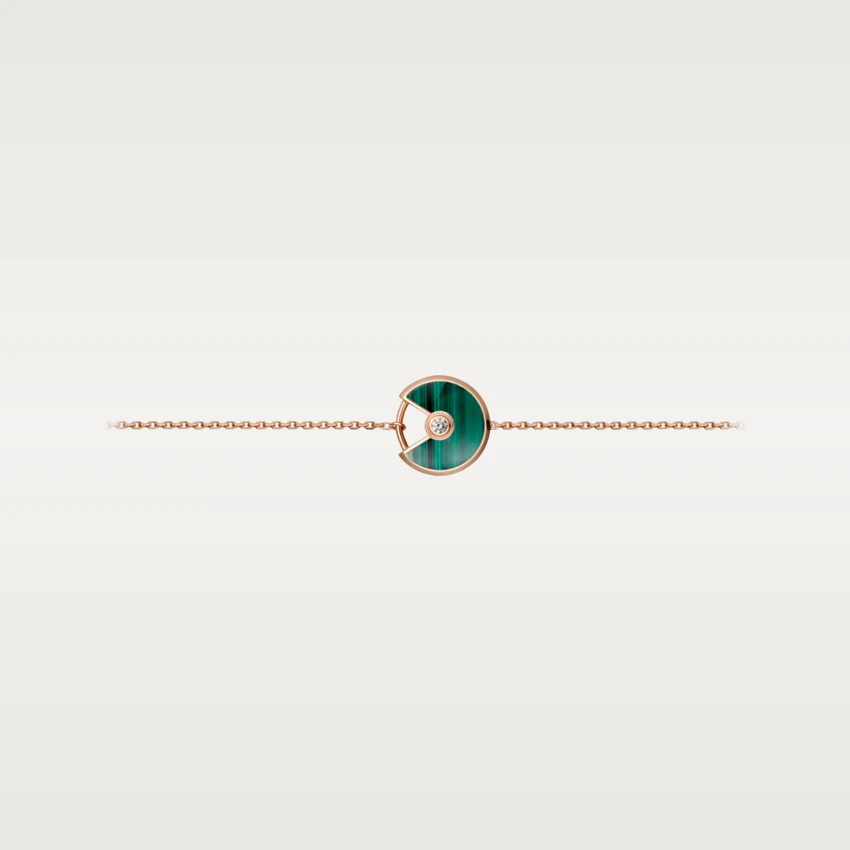 Amulette Malachite Rose Gold Bracelet – LUX VERSE Luxury Designer Fashion Outlet
