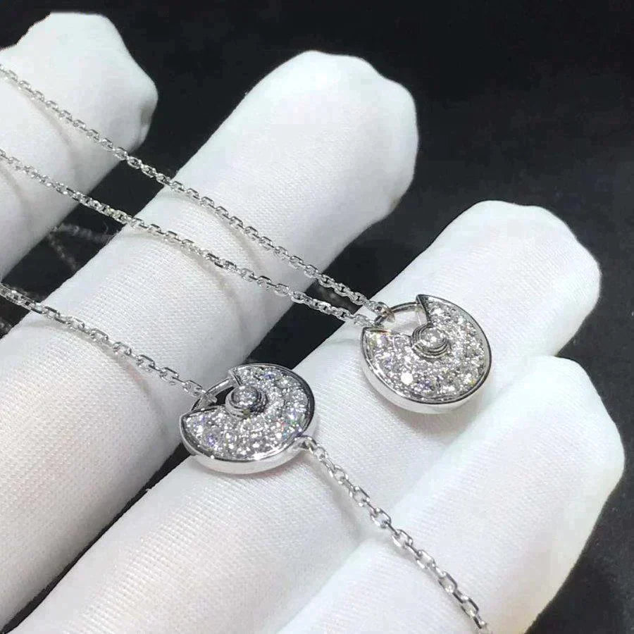 Amulette Diamond Silver Bracelet – LUX VERSE Luxury Designer Fashion Outlet