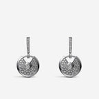 Amulette Earrings Diamond Silver – LUX VERSE Luxury Designer Fashion Outlet