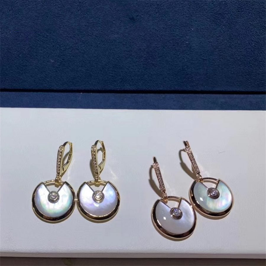 Amulette Earrings Small Mop Gold – LUX VERSE Luxury Designer Fashion Outlet