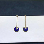 Amulette Drop Earrings Agate Gold – LUX VERSE Luxury Designer Fashion Outlet