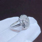 Amulette Ring Silver Full Diamond – LUX VERSE Luxury Designer Fashion Outlet