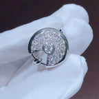 Amulette Ring Silver Full Diamond – LUX VERSE Luxury Designer Fashion Outlet