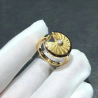 Amulette Yellow Ring Gold Diamond – LUX VERSE Luxury Designer Fashion Outlet