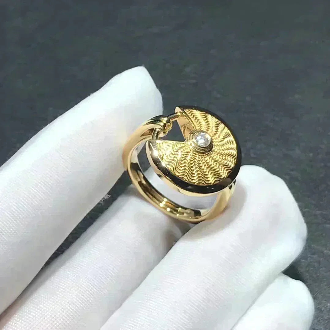 Amulette Yellow Ring Gold Diamond – LUX VERSE Luxury Designer Fashion Outlet