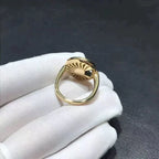 Amulette Yellow Ring Gold Diamond – LUX VERSE Luxury Designer Fashion Outlet