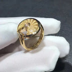 Amulette Yellow Ring Gold Diamond – LUX VERSE Luxury Designer Fashion Outlet