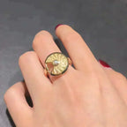 Amulette Yellow Ring Gold Diamond – LUX VERSE Luxury Designer Fashion Outlet