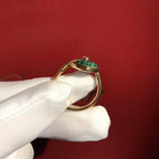 Amulette Malachite Dark Ring Gold Diamond – LUX VERSE Luxury Designer Fashion Outlet