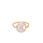 Amulette Mop Ring Gold Diamond – LUX VERSE Luxury Designer Fashion Outlet