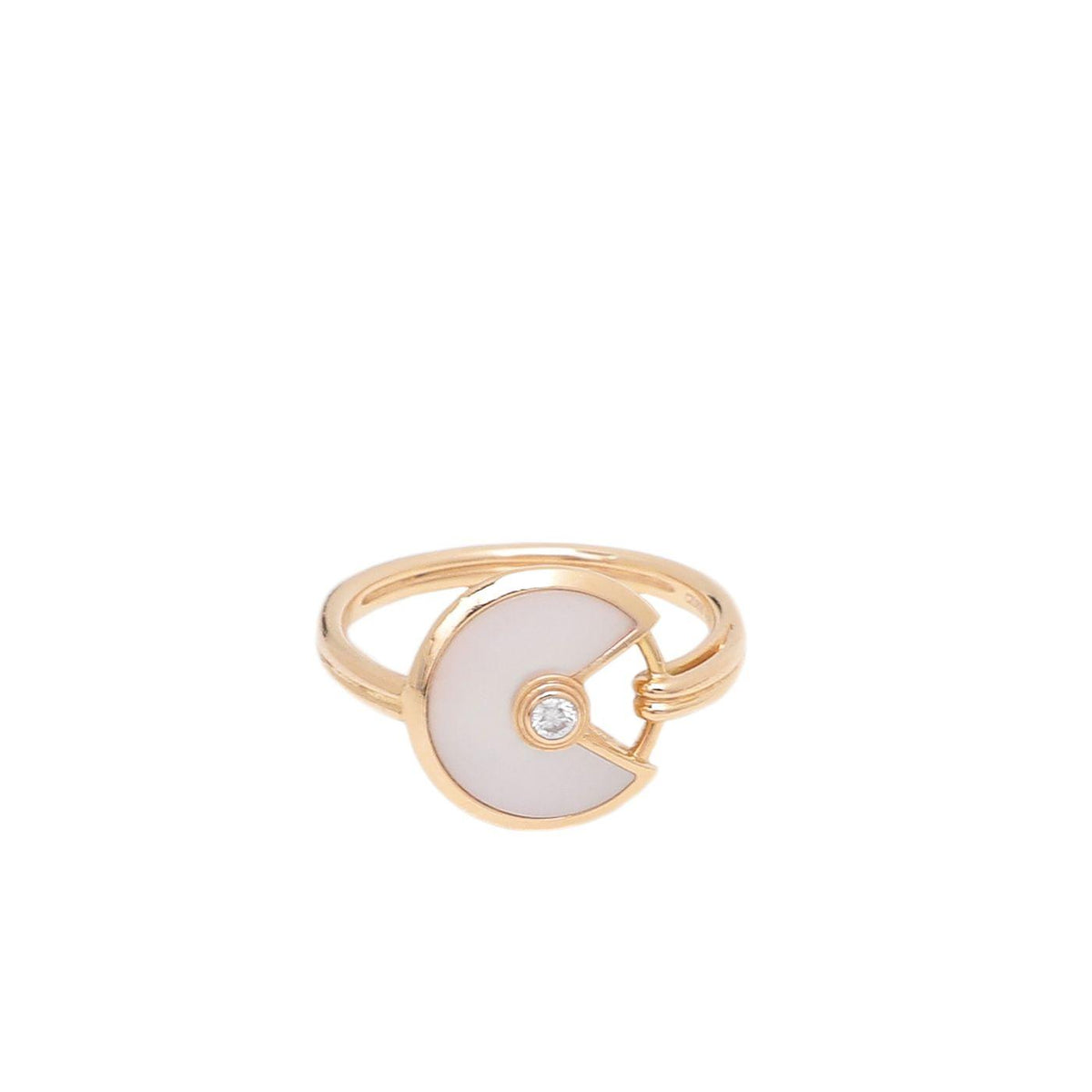 Amulette Mop Ring Gold Diamond – LUX VERSE Luxury Designer Fashion Outlet
