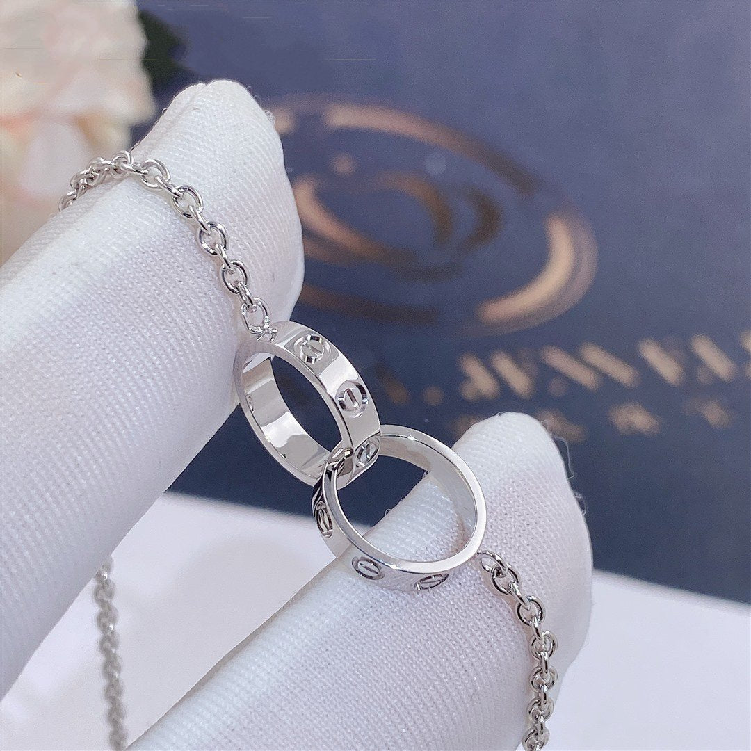 Love Bracelet Double Ring – LUX VERSE Luxury Designer Fashion Outlet