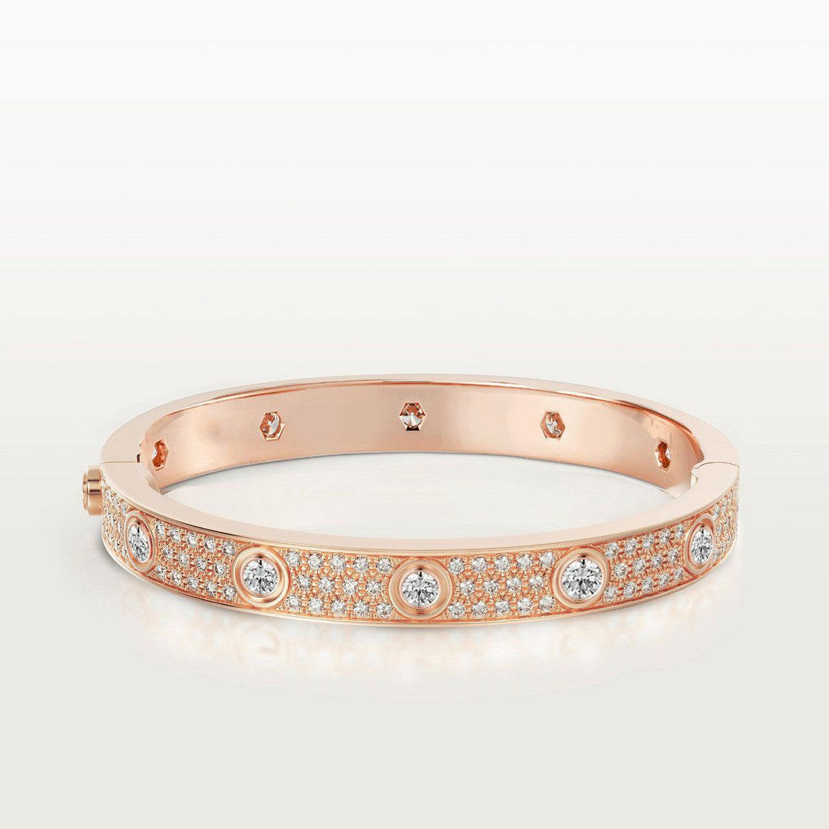 Love Bracelet 6.1mm Diamond-paved 10 Big Diamonds – LUX VERSE Luxury Designer Fashion Outlet
