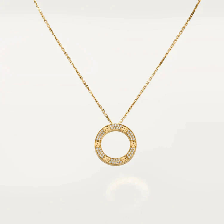 Love Necklace Adjustable Rose Gold – LUX VERSE Luxury Designer Fashion Outlet