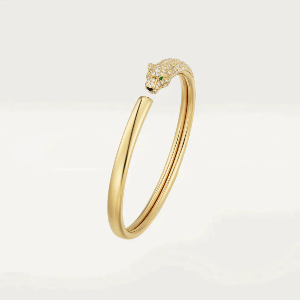 Panthere  Diamond Open Bracelet – LUX VERSE Luxury Designer Fashion Outlet